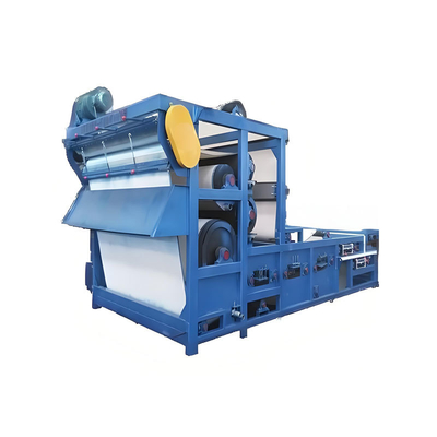 Efficient High-Quality Belt Filter Press for Dewatering Sewage Sludge on a Large Scale